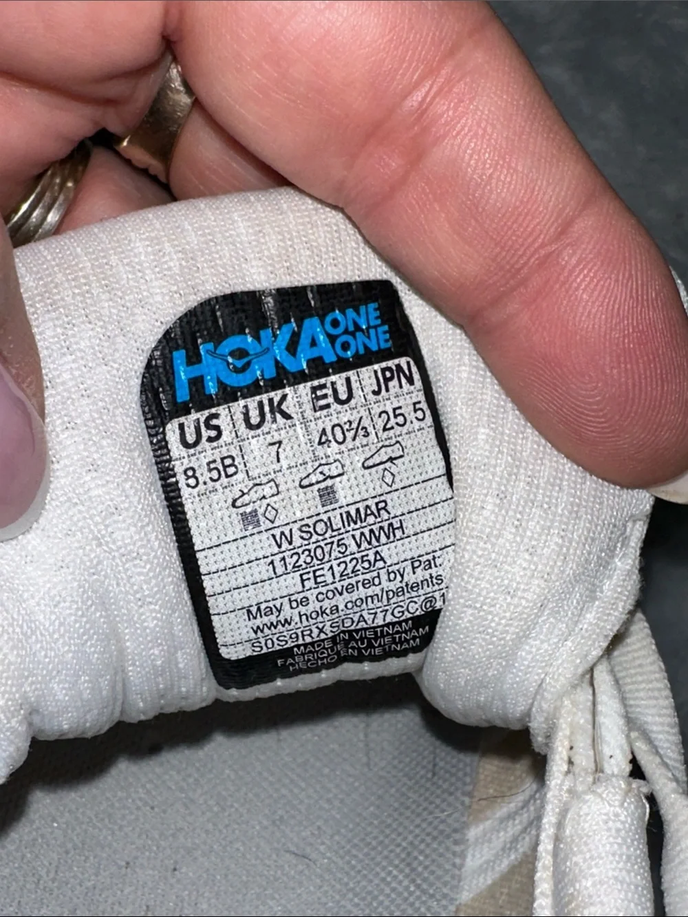 Hoka breathable knit